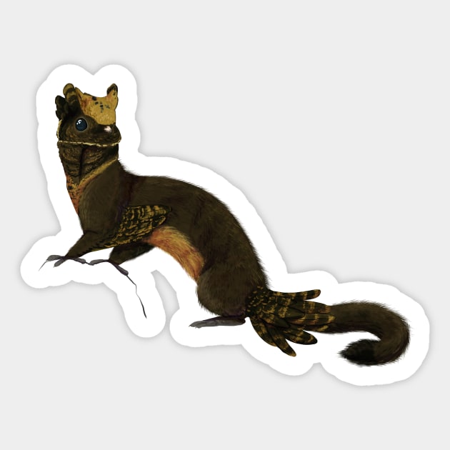 Nightweasel Sticker by Khalico